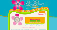 Desktop Screenshot of aldenbridgepediatricdentistry.com